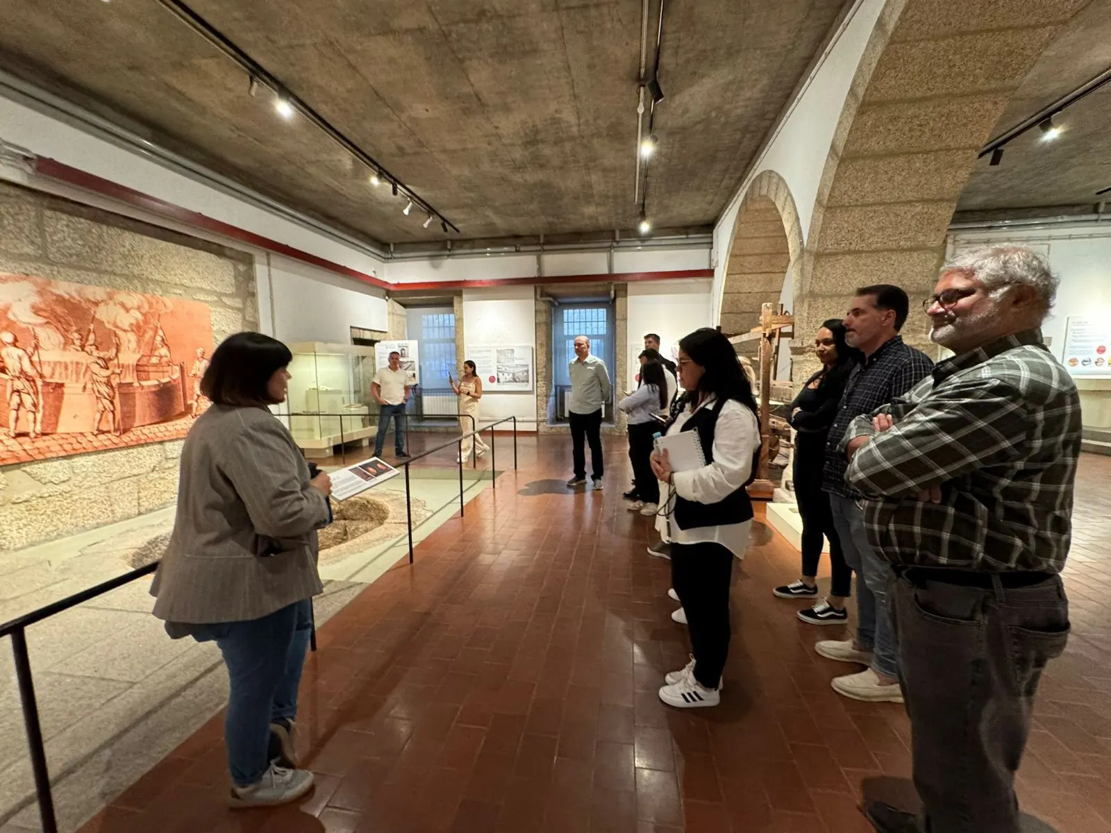 Visita do grupo a um museu na Covilhã